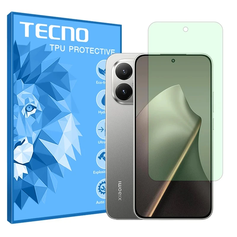 محافظ صفحه نمایش آنتی گرین تکنو مدل هیدروژلی مناسب برای گوشی موبایل شیائومی 15T