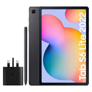 تبلت 10.4 اینچ سامسونگ مدل Galaxy Tab S6 Lite 2022 ظرفیت 64 گیگابایت و رم چهار گیگابایت به همراه قلم و شارژر