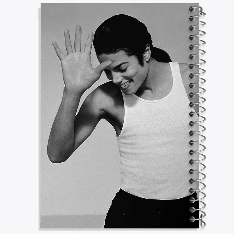 دفتر مشق 50 برگ خندالو مدل مایکل جکسون Michael Jackson کد 19245