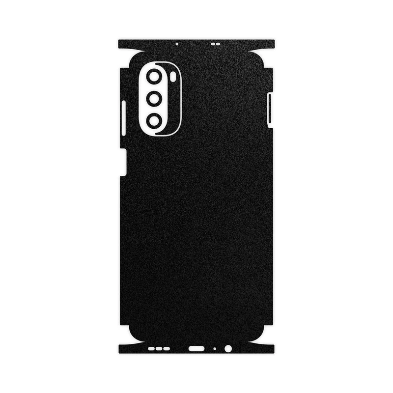 برچسب پوششی ماهوت مدل Black-Suede-FullSkin مناسب برای گوشی موبایل موتورولا Moto G52