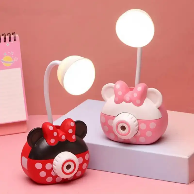 چراغ مطالعه مدل خرس پایپون دار طرح خالخالی