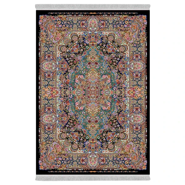 فرش پارچه‌ای دفه مدل فرشینه طرح مدرن کد 1031