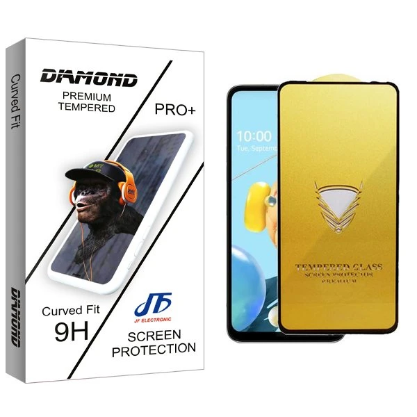 محافظ صفحه نمایش جی اف مدل Diamond OG مناسب برای گوشی موبایل ال جی K62