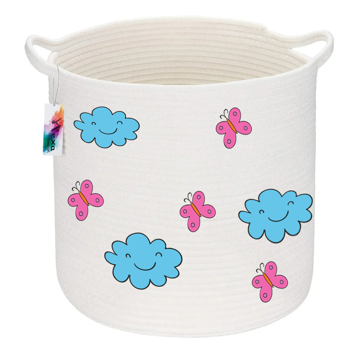 ست سبد وسایل کودک مدل پروانه مجموعه 2 عددی