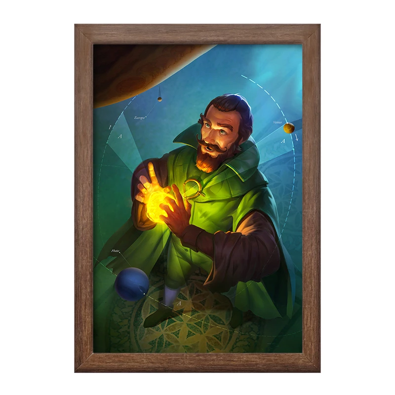 تابلو خندالو طرح یوهانس کپلر کد F160