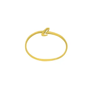 انگشتر نقره زنانه دلی جم طرح L کد D 611