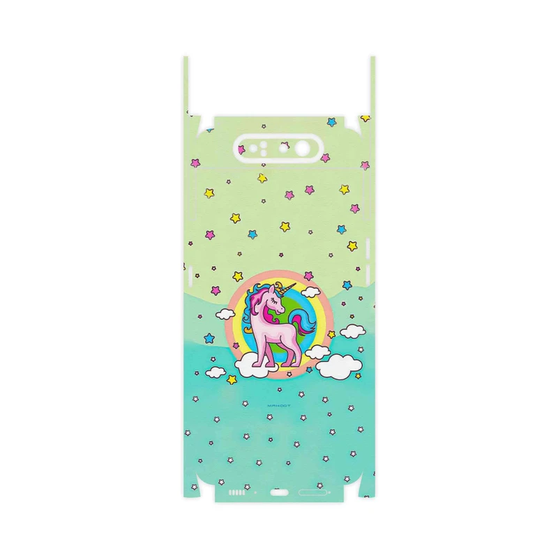 برچسب پوششی ماهوت مدل Rainbow unicorn adventure-FullSkin مناسب برای گوشی موبایل سامسونگ Galaxy A80