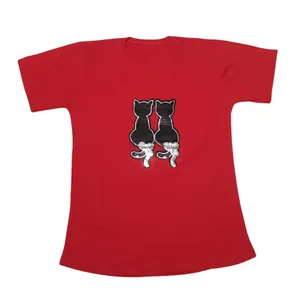 تی شرت آستین کوتاه زنانه مدل Vm