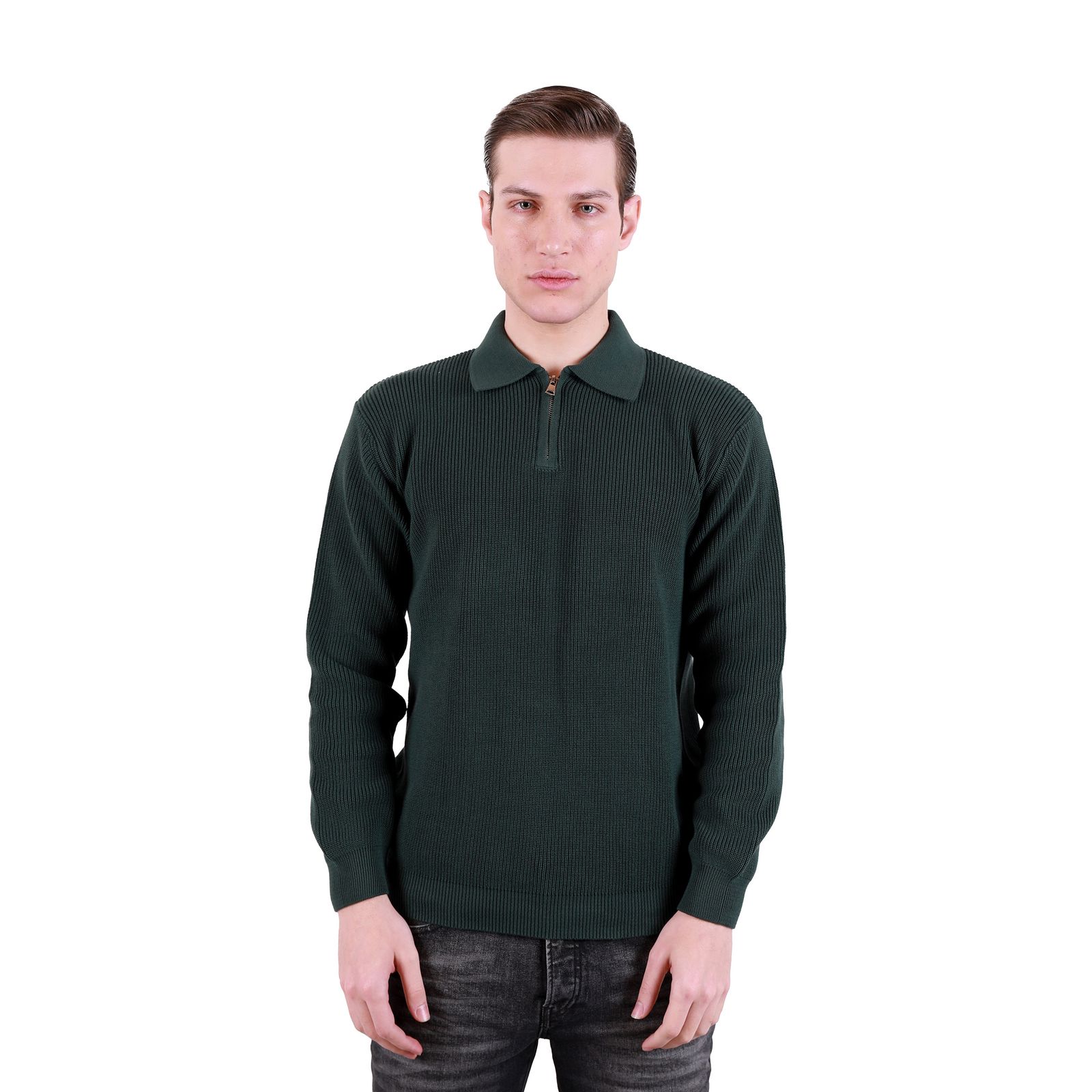 پلیور مردانه پاتن جامه مدل نیم زیپ 304021030033999 -  - 1