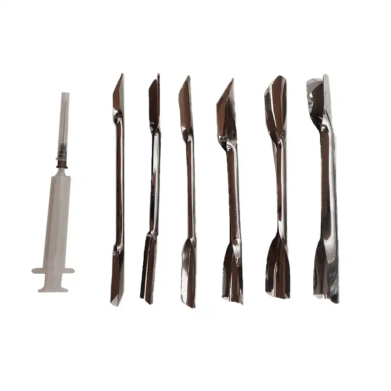 ابزار تزریق ژله لوازم قنادی پسته طرح اسکنه مدل PST138 مجموعه 7 عددی