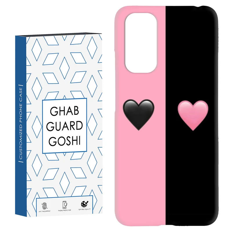 کاور قاب گارد گوشی طرح صورتی مشکی کد Dimo-251 مناسب برای گوشی موبایل شیائومی Redmi Note 11 4G / Note 11S 4G