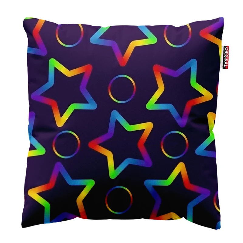 کوسن پاد آفرین طرح ستاره کد 2828 سایز 30*30 سانتی متر