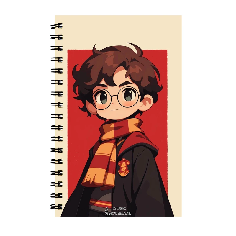 دفتر نت موسیقی 40 برگ مدل harry poter کد 52