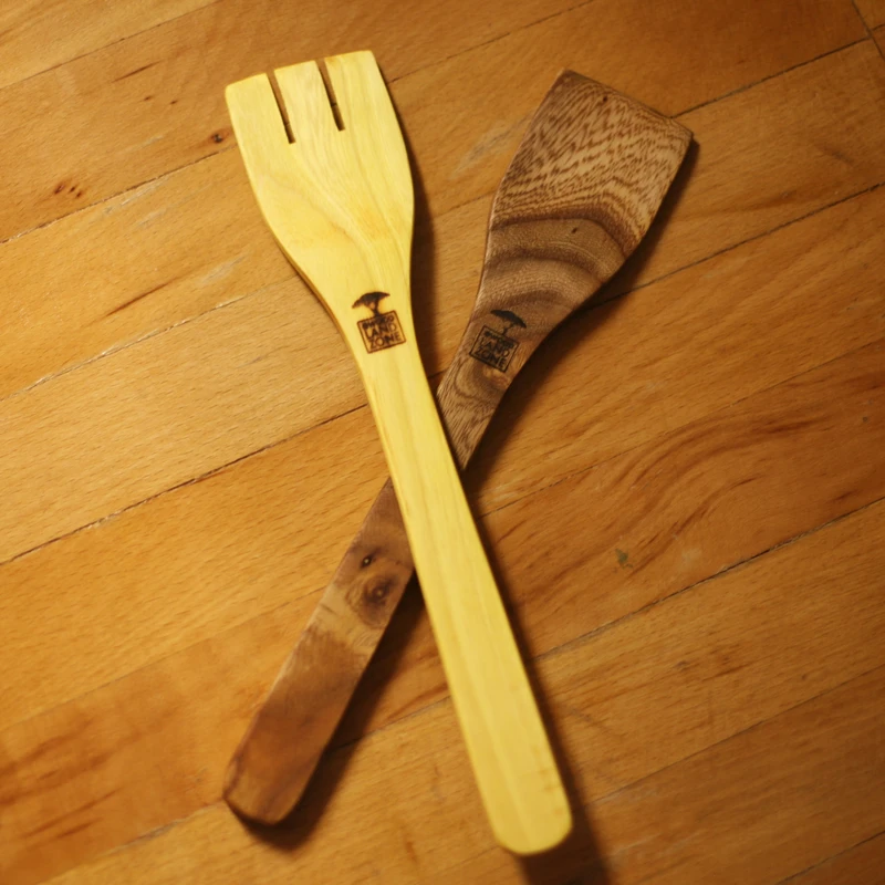 عکس شماره 8 : کفگیر چوبی وودلند مدل همه کاره بسته 2 عددی