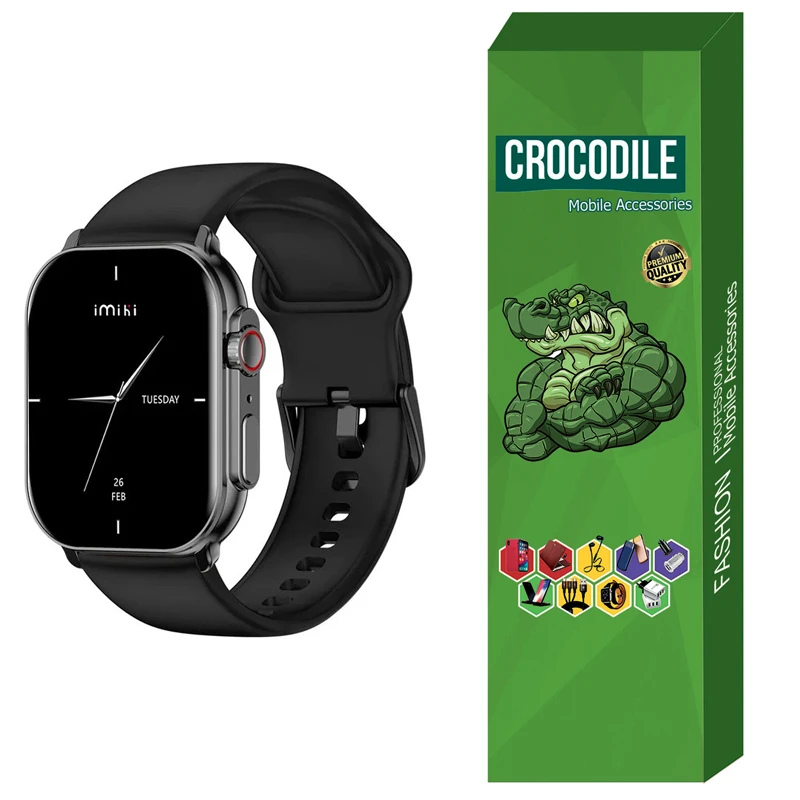بند کروکودیل مدل C-Silicon مناسب برای ساعت هوشمند ایمیکی SF1
