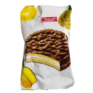 بیسکویت روکش کاکائو با طعم آناناس شیرین عسل - 22 گرم بسته 60 عددی