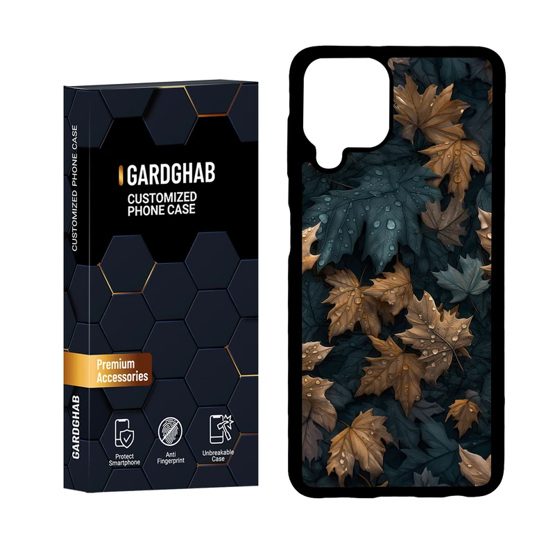 کاور گارد قاب مدل پشت گلس برگ مناسب برای گوشی موبایل سامسونگ Galaxy A22 4G