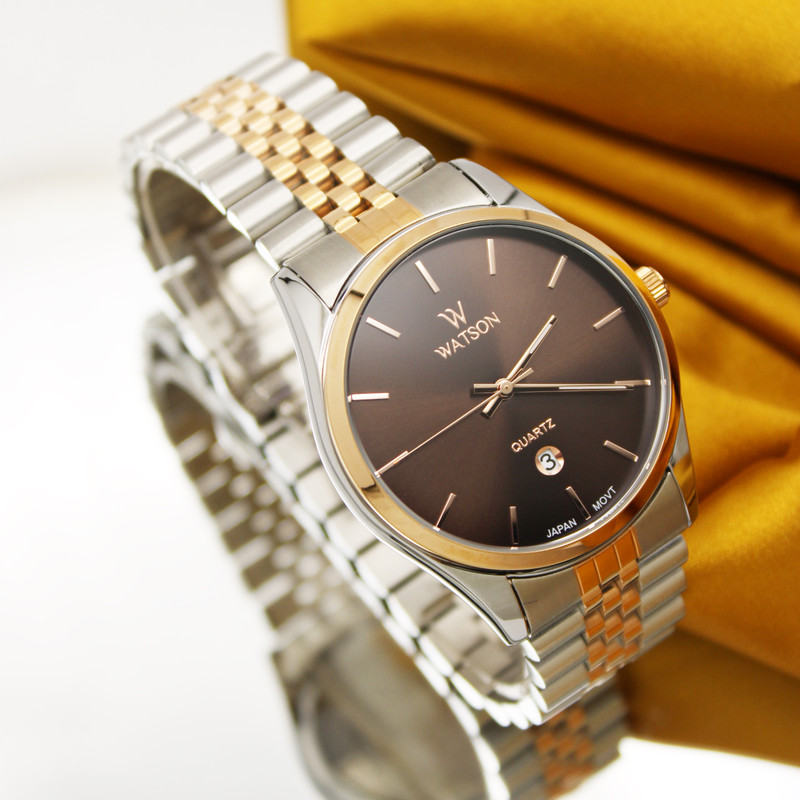 ساعت مچی عقربه‌ای مردانه کوارتز واتسون مدل 1119