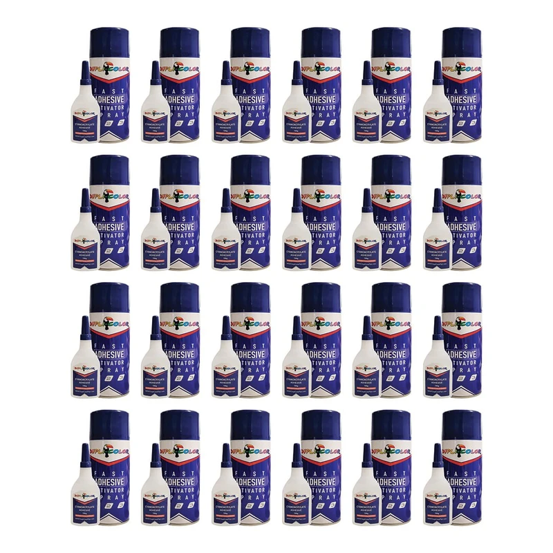 اسپری چسب دوپلی کالر مدل 123حجم 400 میلی لیتر مجموعه 24 عددی 