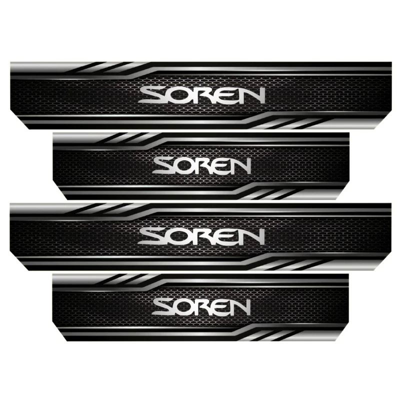 برچسب بدنه خودرو رایسان کد SP2001 مناسب برای سورن مجموعه 4 عددی