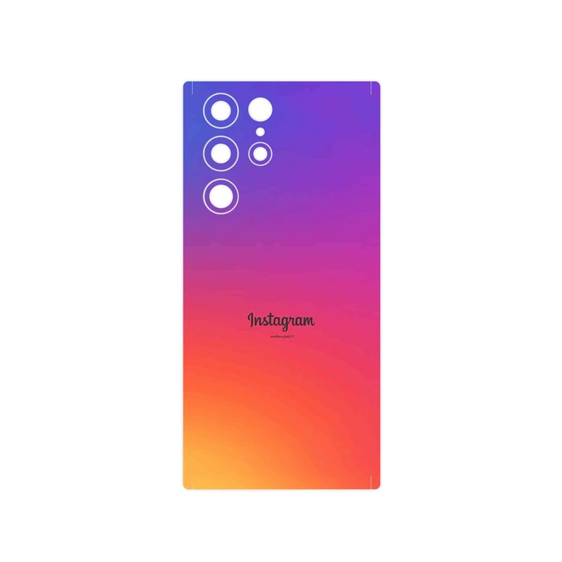 برچسب پوششی ماهوت مدل Instagram مناسب برای گوشی موبایل سامسونگ Galaxy S22 Ultra 5G