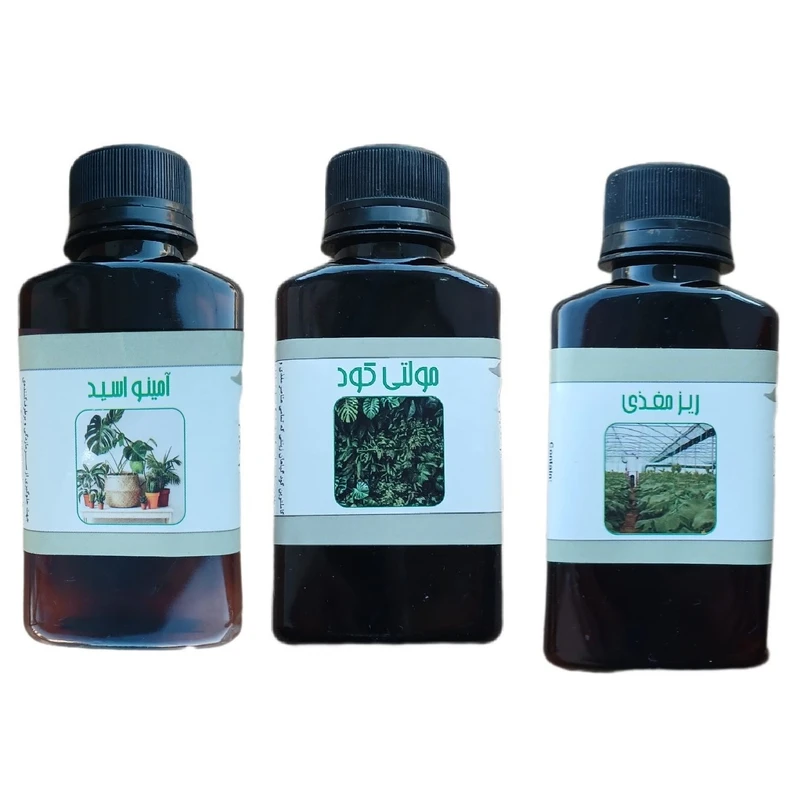 کود مایع امینو اسید و ریز مغذی و مولتی کود مدل life drop حجم 110 میلی لیتر