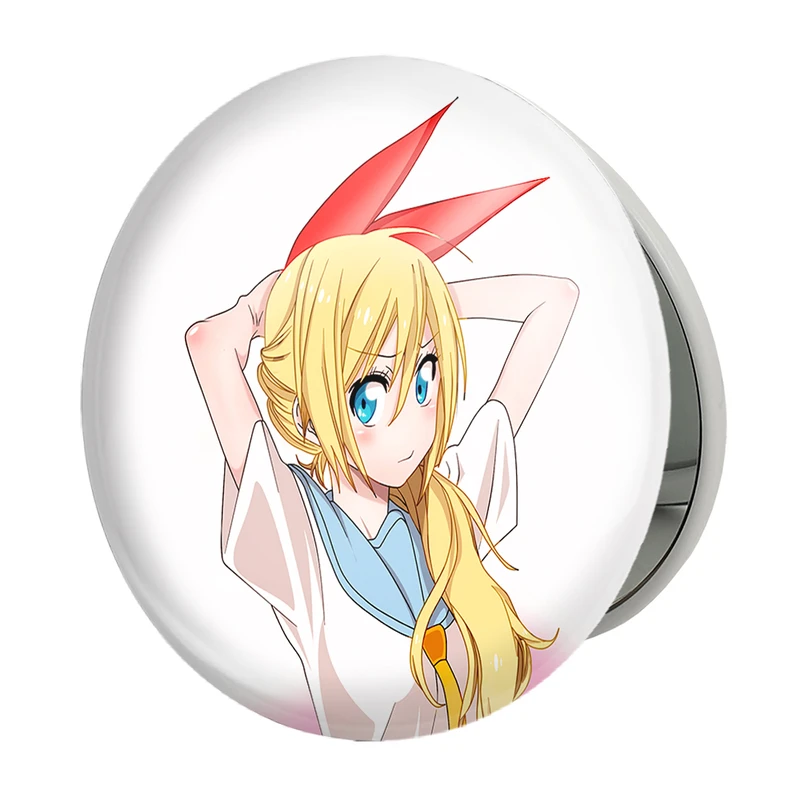 آینه جیبی خندالو طرح انیمه عشق دروغین مدل تاشو کد 17134 