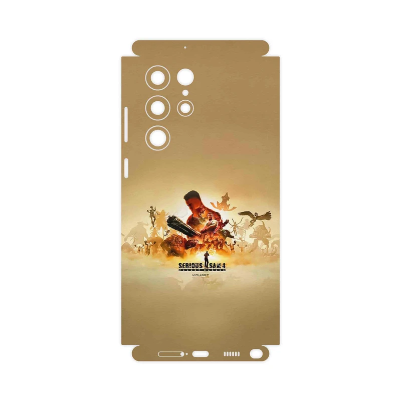 برچسب پوششی ماهوت مدل Serious Sam Game Series-FullSkin مناسب برای گوشی موبایل سامسونگ Galaxy S22 Ultra 5G