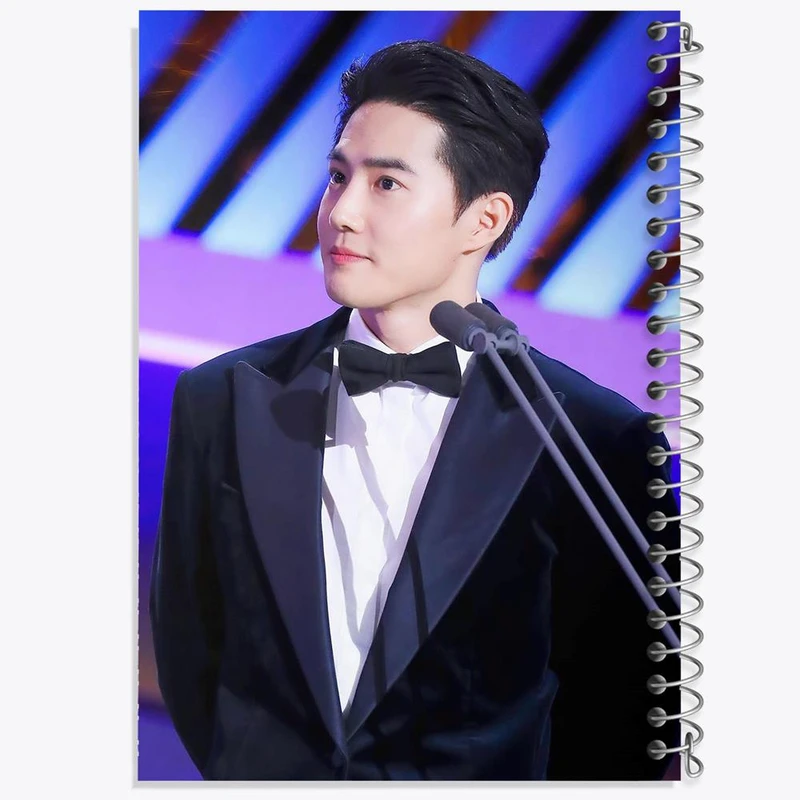 دفتر مشق 50 برگ خندالو مدل سوهو گروه اکسو EXO کد 13493