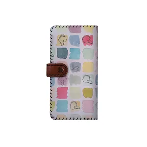 کیف پول چرمی ترمه طراحان ایده مدل بنددار کد mot006