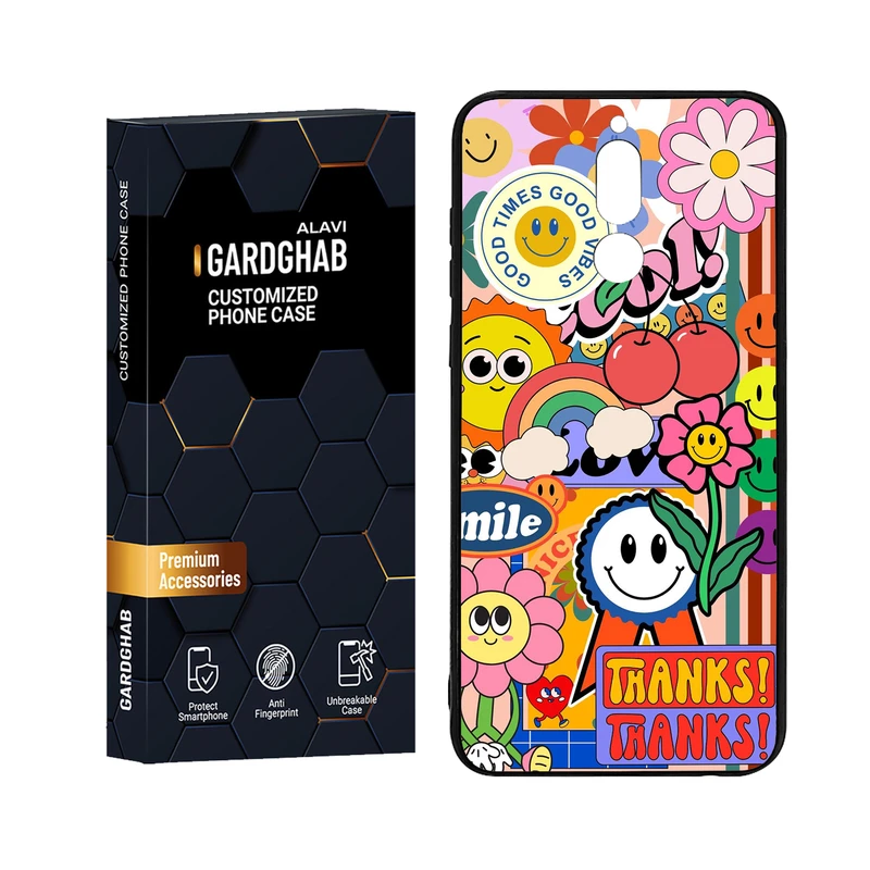 کاور گارد قاب علوی مدل Glass مناسب برای گوشی موبایل هوآوی Mate 10 Lite