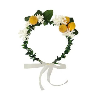 تاج مو دخترانه مدل لیمو شکری کد K456