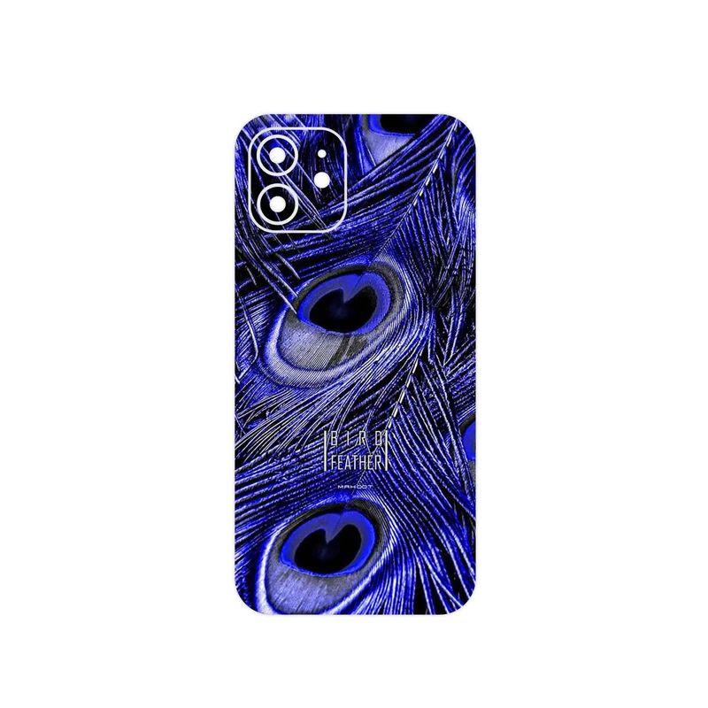 برچسب پوششی ماهوت مدل Purple Feather مناسب برای گوشی موبایل اپل iPhone 12