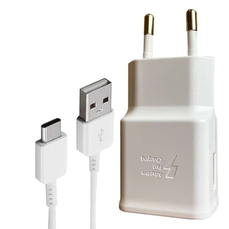شارژر دیواری 15 وات توربو مدل A13 به همراه کابل تبدیل USB-C شارژر دیواری 15 وات توربو مدل A13 به همراه کابل تبدیل USB-C