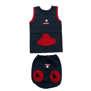 ست تاپ و شورت نوزادی آشور کد GP