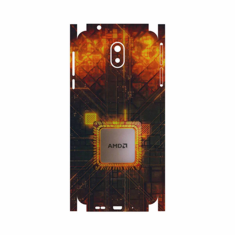 برچسب پوششی ماهوت مدل AMD Brand-FullSkin مناسب برای گوشی موبایل نوکیا 3.1
