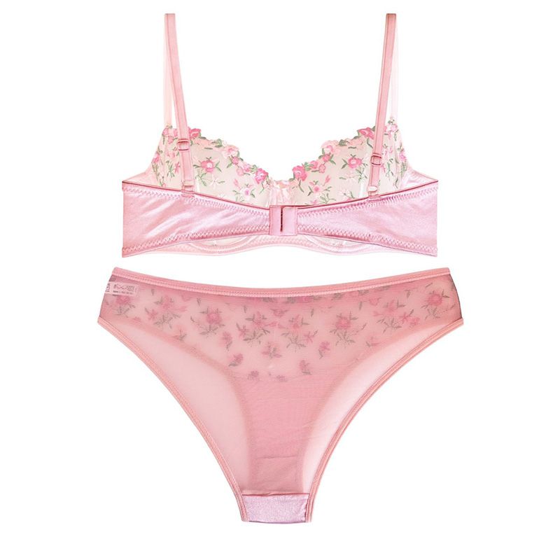 ست شورت و سوتین زنانه نوشه پوش مدل توری بدن نما کد 88911 -  - 2