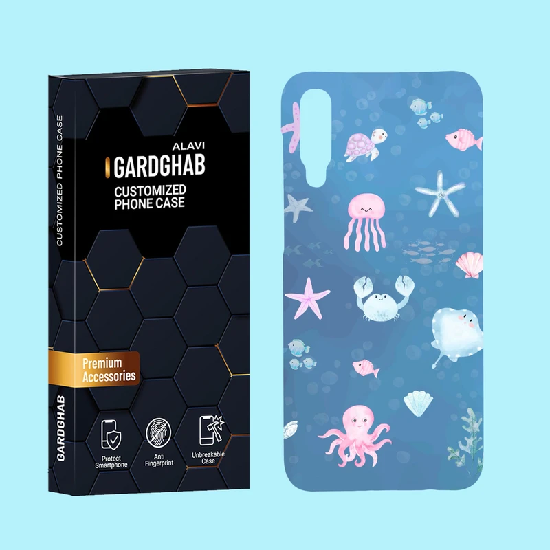 کاور گارد قاب علوی مدل حیوانات مناسب برای گوشی موبایل سامسونگ Galaxy A50 / A50s / A30s