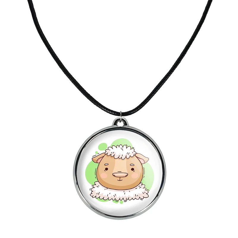 گردنبند خندالو مدل گوسفند حیوانات بامزه کد 3717137172