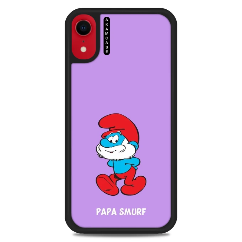 کاور آکام مدل AMC-WAXR-SMURFS-1 مناسب برای گوشی موبایل اپل iPhone XR