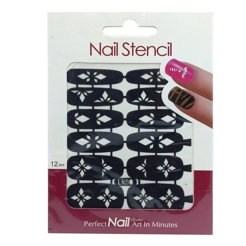 استیکر طراحی ناخن مدل Stencil