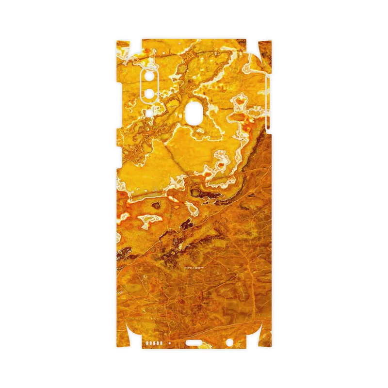 برچسب پوششی ماهوت مدل Gold Marble-FullSkin مناسب برای گوشی موبایل سامسونگ Galaxy A40