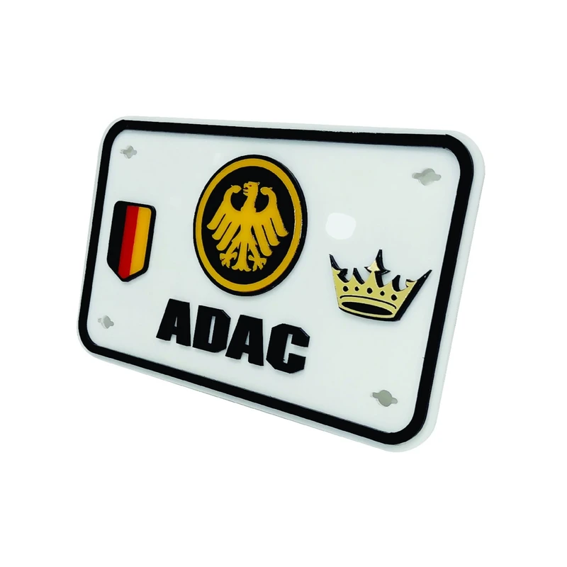 آرم تزئینی طرح مستطیل پلکسی برجسته مدل ADAC-W