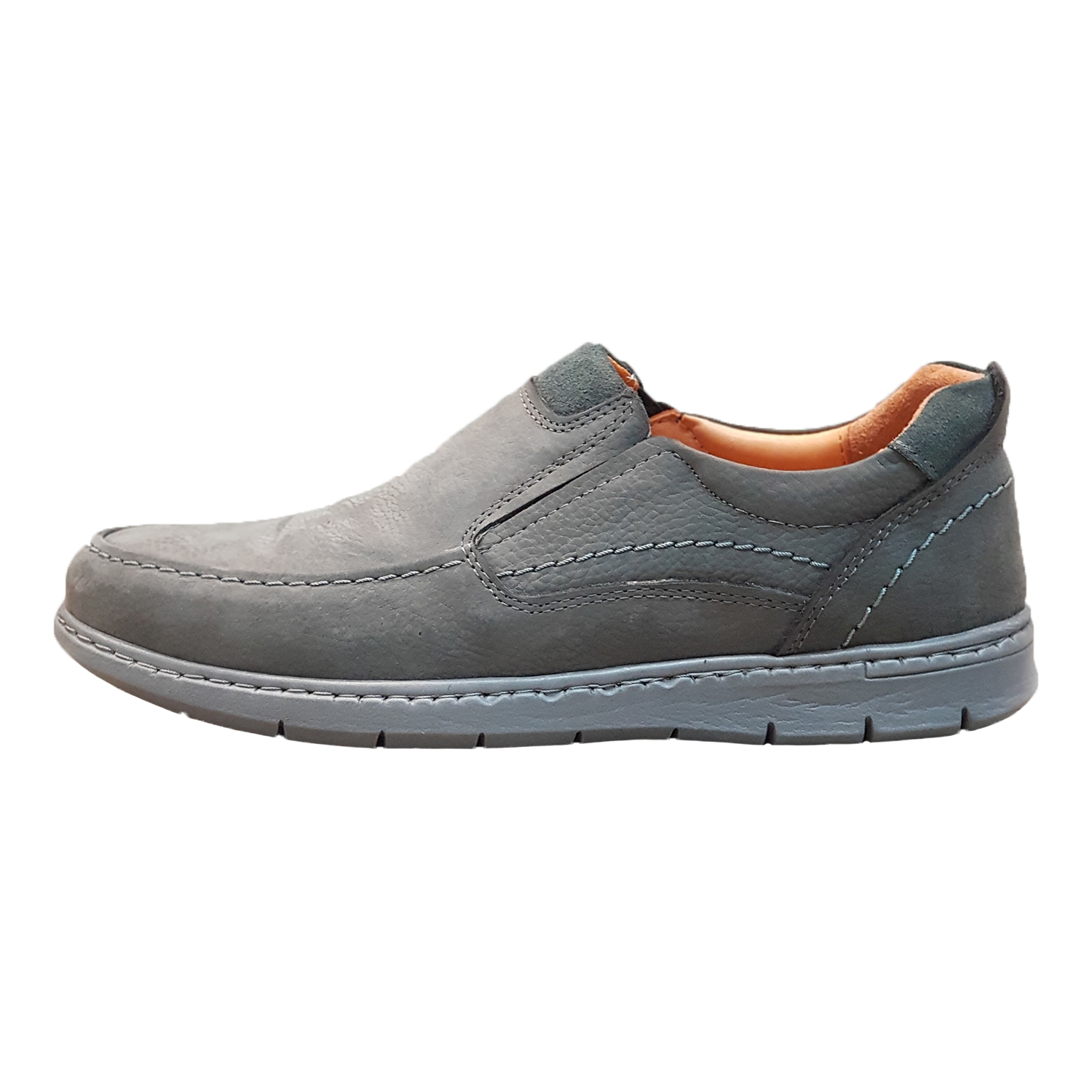 نکته خرید - قیمت روز کفش روزمره مردانه مدل چرم طبیعی کد 00135t.k رنگ طوسی خرید