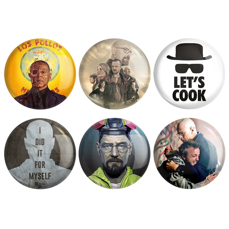 مگنت خندالو طرح Breaking Bad کد 186A مجموعه 6 عددی