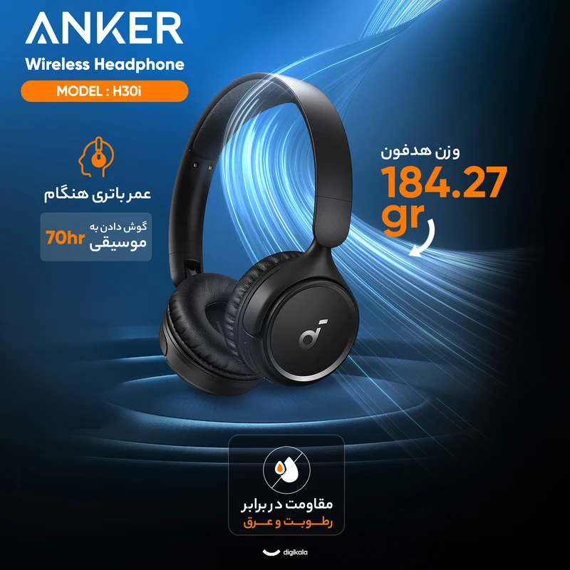 عکس شماره 13 : هدفون بی سیم انکر مدل h30i