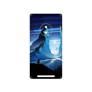 MAHOOT Blue Mountains Digital Art Cover Sticker for Nokia Lumia 830