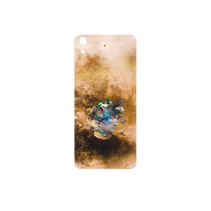 MAHOOT Collage of surreal Portrait of Men Cover Sticker for HTC Desire 626
