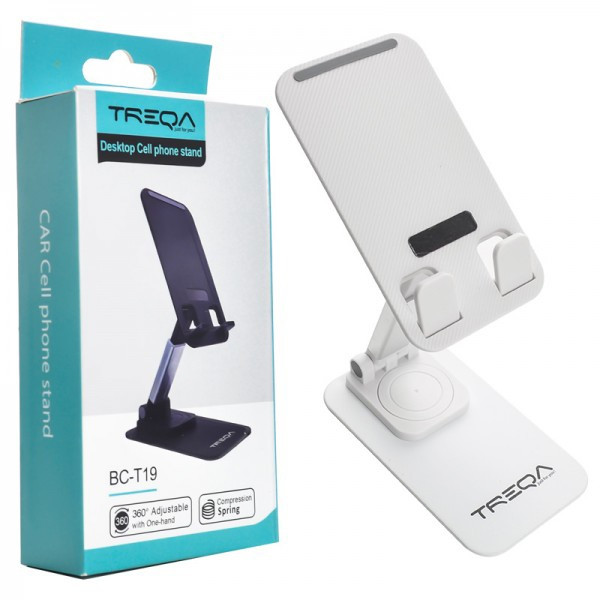 پایه نگهدارنده رومیزی گوشی موبایل و تبلت تِرِکا مدل هولدر1ا BCT19 metaling holder spring