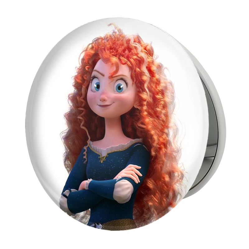 آینه جیبی خندالو طرح انیمیشن دلیر  Brave مدل تاشو کد 1677 